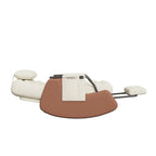 CURVA – Corduroy Velvet Rocking Chair 3-Position Recline Built-In Footrest