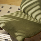 RETRA – Retro Rocking Chair Corduroy Velvet Solid Wood Frame Vintage