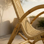 MANOA – Rattan & Manau Rocking Chair Hand-Woven Bohemian Style