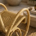 MANOA – Rattan & Manau Rocking Chair Hand-Woven Bohemian Style