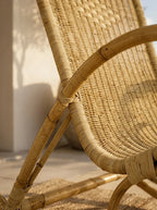 MANOA – Rattan & Manau Rocking Chair Hand-Woven Bohemian Style