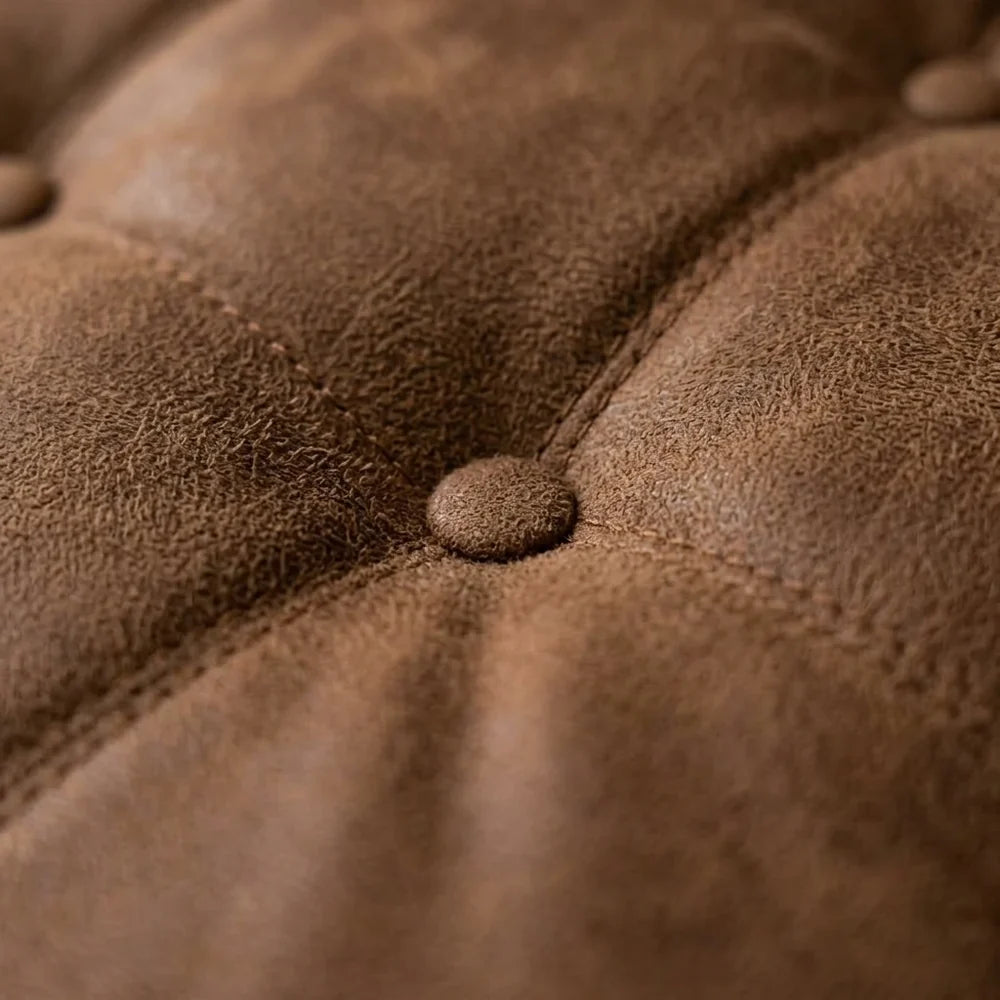 FJORA – Microfibre Recliner Armchair 135° Reclining 360° Swivel with Footrest